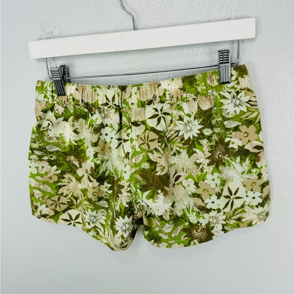 Patagonia Barely Baggies Floral Green Tropical Shorts Small - Picture 4 of 7